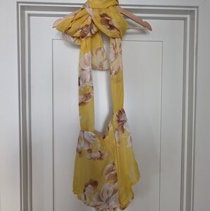 Gorgeous Yellow Floral Criss Cross Romper